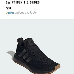 Adidas Swift Run 1.0 Black Sneakers
